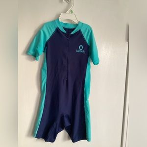 Karrack Kids One Piece Rash Guard Swimsuit Water Sport UPF50+ 10 y/o